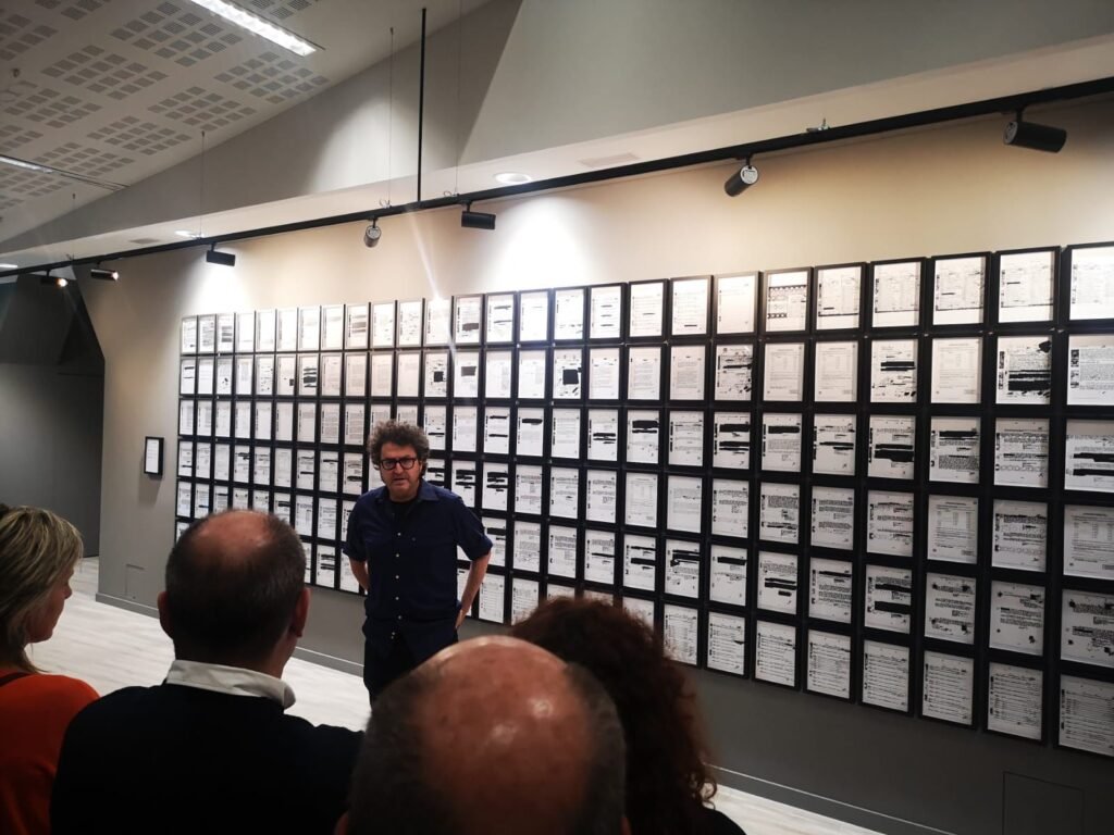 El artista y su obra en la exposición